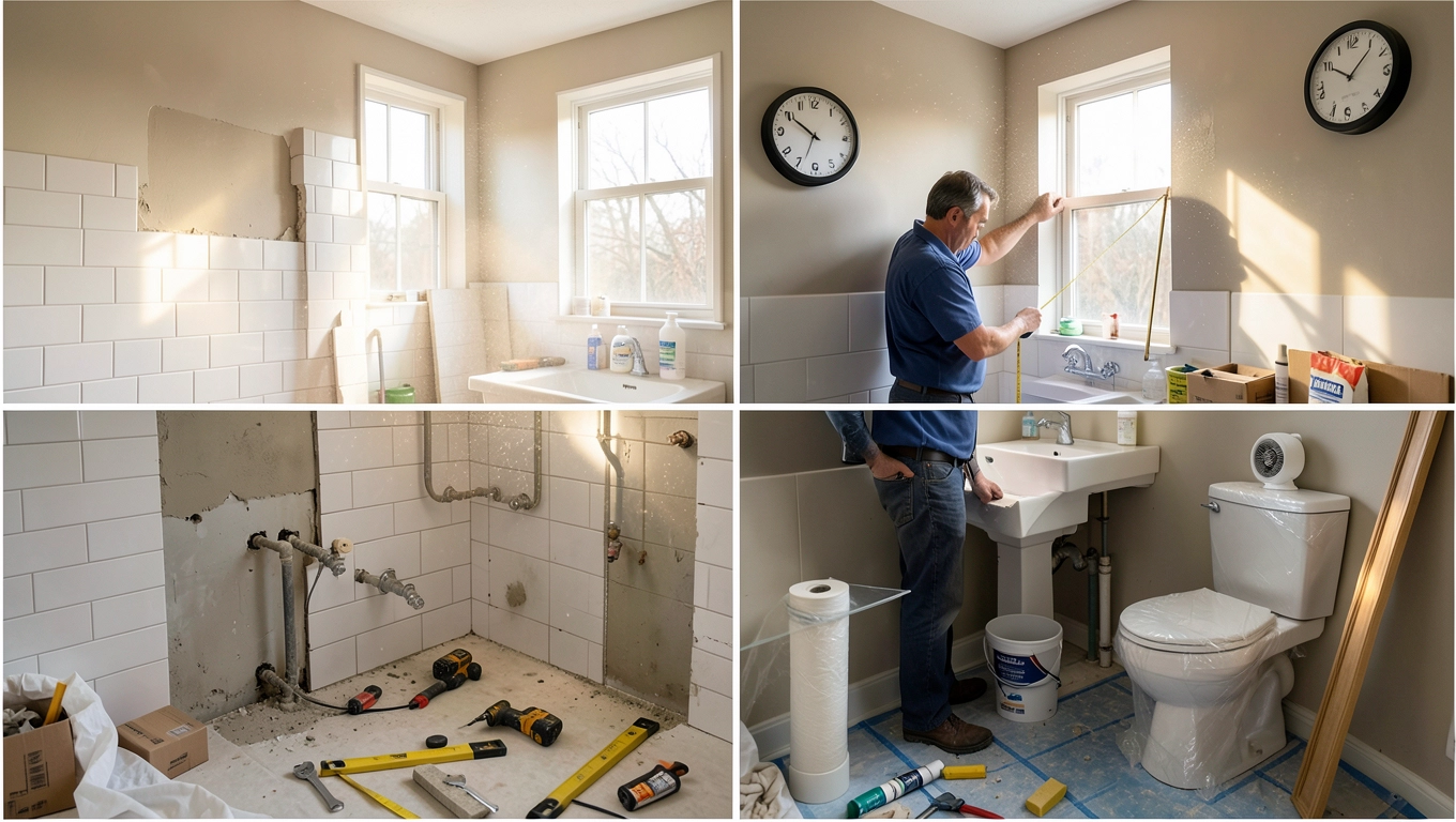 ile czasu zajmuje remont łazienki