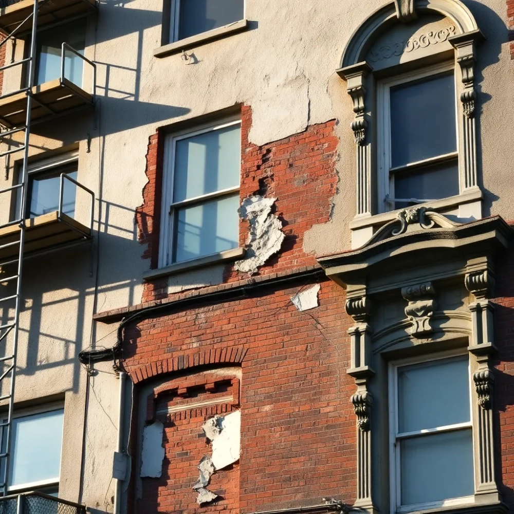 Remont elewacji kamienicy koszt