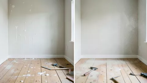 czy przy remoncie lepiej cyklinowac najpierw podloge czy malowac sciany